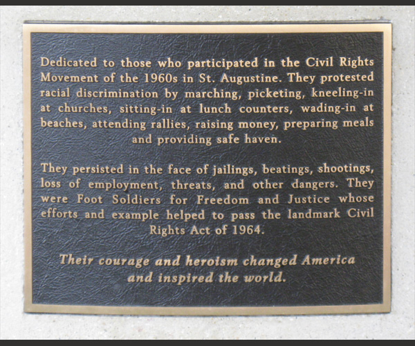 Gallery 1 - St. Augustine Foot Soldiers Monument