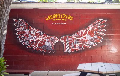 Wings at Woodpecker's Backyard BBQ