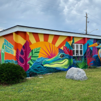 Our Wild Life - St. Augustine Beach Pier Mural