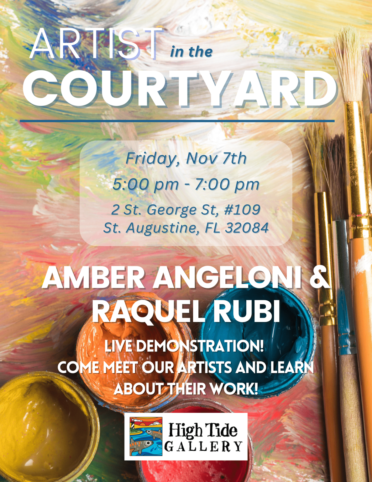 Gallery 1 - First Friday Art Walk and Artist in the Courtyard ~ Nov 25