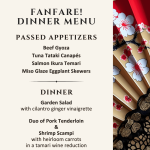Gallery 6 - fanfare menu