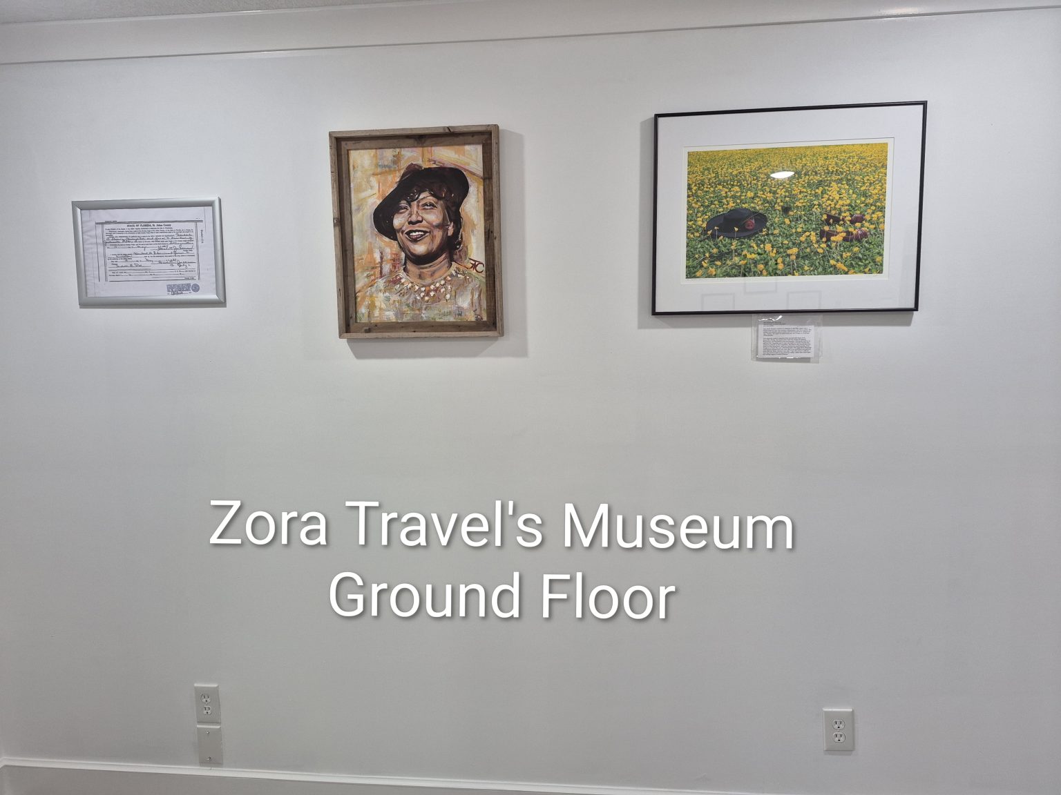Gallery 4 - Historic Zora Neale Hurston Home & Museum gallery wall.