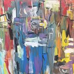 Gallery 1 - abstract self portrait of artist