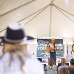 Gallery 1 - Youth performer on the YoungFolk Stage at the Gamble Rogers Folk Festival. 
