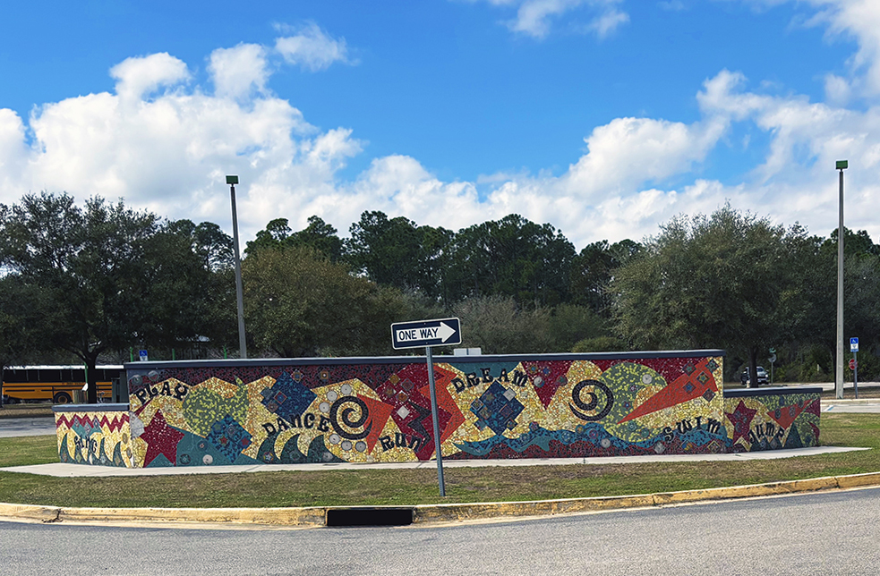Gallery 1 - Solomon Calhoun Center Community Mosaic Wall