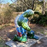 Gallery 1 - Sea turtle sculpture, hand painted by students.