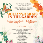Artisans in the Garden at the Peña-Peck House