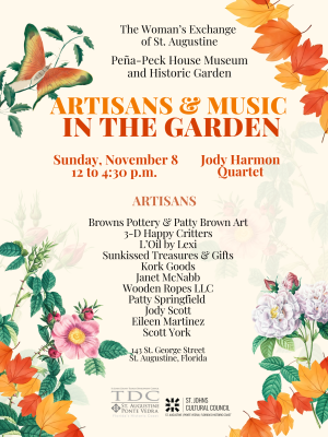 Artisans in the Garden at the Peña-Peck House